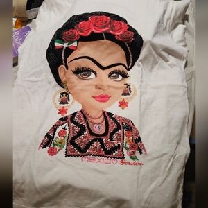Frida Kahlo Mexico Graphic Tee XxL
